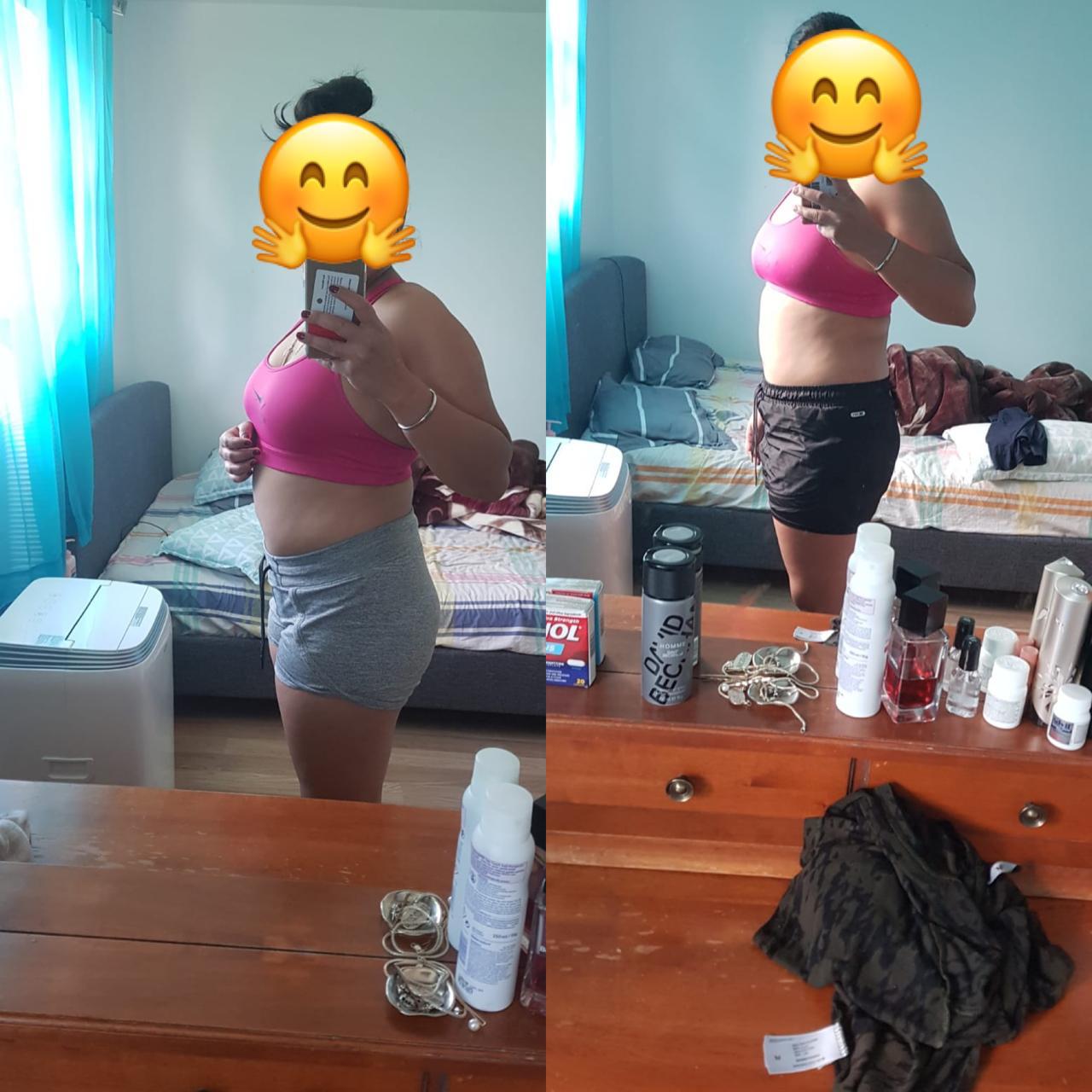 KR Fitness Studio client body transformation result Chandigarh